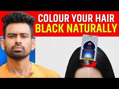 White Hair to Black Hair Permanently in 3 Steps | Fit Tuber