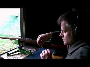 Shooting the Swedish Mauser, cal. 6,5x55 on 100m Shooting Range