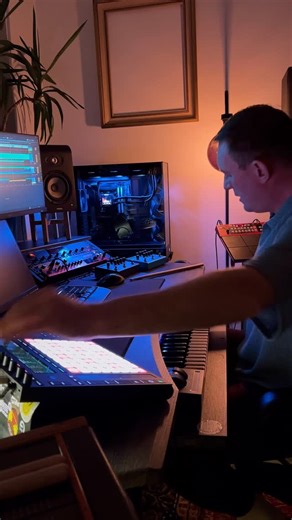 RAFA’EL on Instagram: "It’s been a while — after a few hardware upgrades, it’s time to post something on socials again. It’s freezing outside, so some warm melodies would definitely come in handy, right? Check out this virtuoso of piano and drums, rocking a polo shirt! Love these kinds of vibes. #Studio #producer #music #musicproducers #musican"