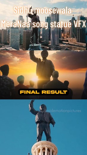 🥹😇 Mera Naa song VFX by inside motion picture #sidhumoosewala #meranaa #justiceforsidhumosewala