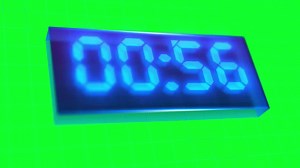 Download 1 Minute countdown timer green screen 4K HD video for free
