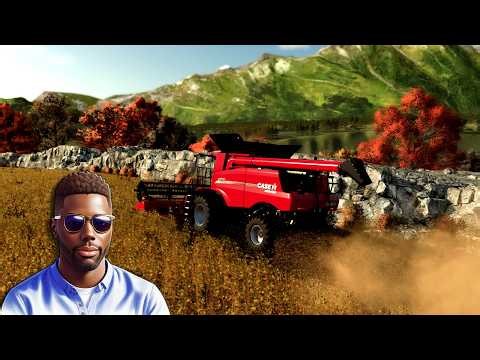 🚜farming simulator 25, petite récolte de soja.