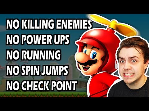 The HARDEST New Super Mario Bros Wii Challenge - Infinite Bits