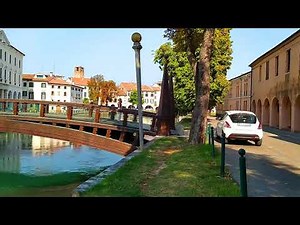 WALKING TOUR 4K TREVISO, THE CITY OF CANALS - ITALY 2021