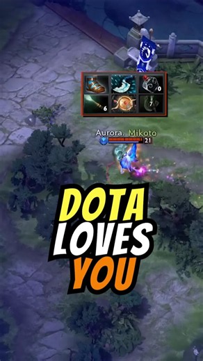 Dota loves Aurora.Mikoto - Dota 2 Gameplay #dota #dota2 #дота #дота2