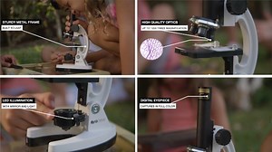 Watch IQCREW by AmScope Kid’s 85 Piece Premium Microscope Kit on Amazon Live