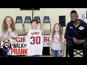 NBA Star Julius Randle's Priceless Jersey | Walk the Prank | Disney XD