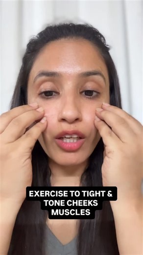 Rupinder kaur | EXERCISE TO TIGHT & TONE CHEEKS MUSCLES #skin #beauty #skincare #beautytips #beautybloggers #skincaretips #glowingskin #loveyourskin #glow... | Instagram