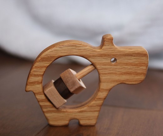 How to Make a Wooden Baby Rattle