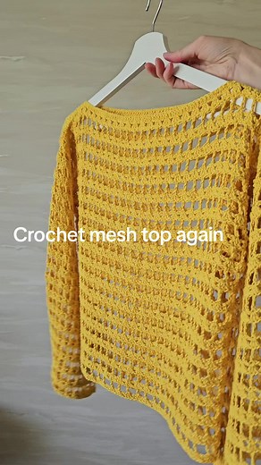 Crochet Mesh Top Tutorial: Step by Step | SimaMade