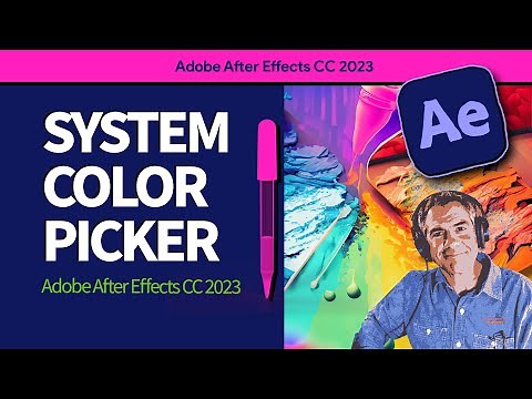 After Effects CC 2023: How To Use System Color Picker