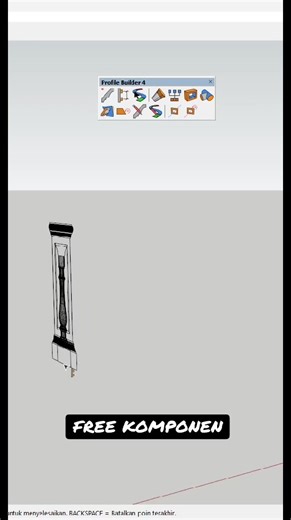 LINK FREE KOMPONEN PB4 ADA DI BIO YA HE'S #desainrumahminimalis #desainrumah #arsitektur #sketchup