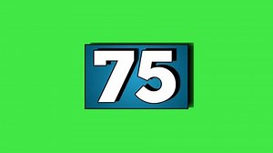 Number 75 Symbol Sign Animation Motion Stock Footage Video (100% Royalty-free) 3730064831 | Shutterstock
