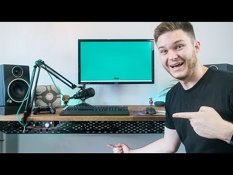 Cable Manage solution for your DIY IKEA Desk!