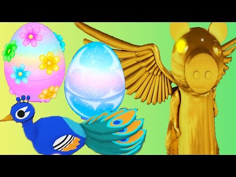 Adopt Me Peacock Pet , Free Secret Gold Piggy & Royale High Prizes