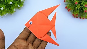 43K views · 262 reactions | Learn how to make a paper fish step by step - Handmade paper toy fish making tutorial - DIY and crafts #OrigamiFish #PaperFish #Crafts | Mr. Creator | Facebook