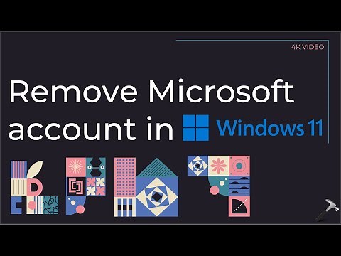 Remove Microsoft account in Windows 11