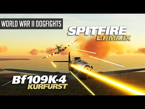 DCS: Spitfire Mk.IX vs Bf-109 Kurfurst | Classic World War II Dogfight