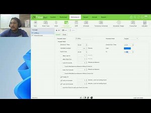 ZK Time Tutorial: 5 Attendance Timetable Regular