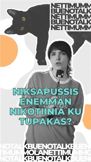 Niksapusseis enemmän nikotiinia ku tupakas?