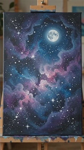 A toothbrush can create THIS?! 😍🌌✨ Watch the galaxy appear!”