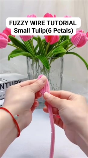 21K views · 231 reactions | Fuzzy Wire Flower Tutorial (Small Tulips 6 Petals) #fuzzywireflower #pipecleanerflowers #tutorial #tutorialsvideos #flowers #flowermaking #tulips #reelsvideoシ #reelsviralシ #trendingreelsvideo #trendingvideo #trendingnow #viralvideo #crafting #handmade #craft #handmadewithlove | It's all about Arts | Facebook