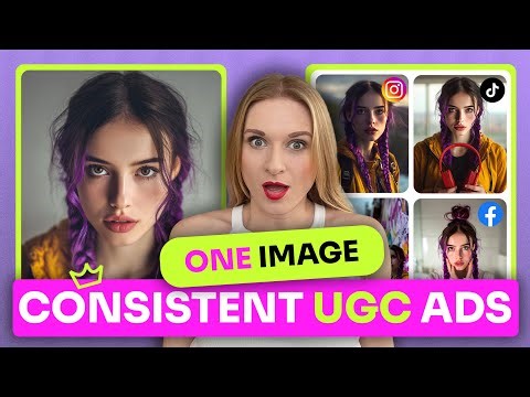Create Realistic AI Ads from One Single Image Consistent Character and Products UGC