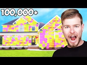 I Covered An Entire House In Sticky Notes