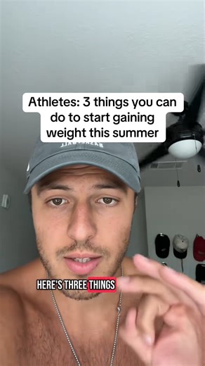 Why athletes need a plan to gain weight