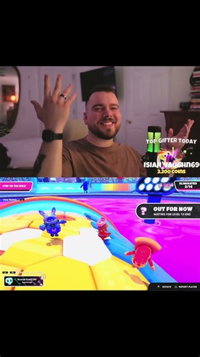 Easy to make mistakes in fall guys 😭😂 #fallguys #streamer #fail #funny