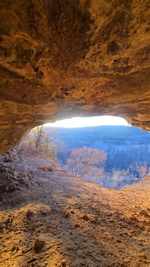 Exit a cliff cave. Doorway to light. Breathtaking views. #cave #cliff #nature #views #caving