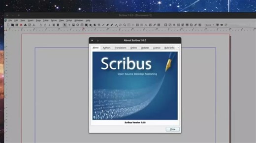 Scribus 1.6 开源桌面出版应用程序作为重大更新发布