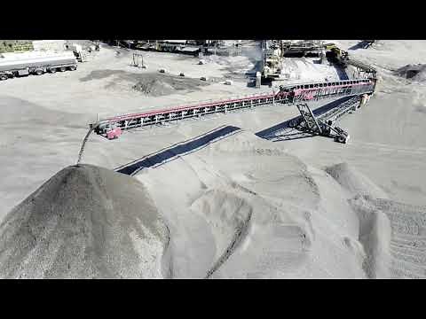 Thor Global Telescopic Stacker: Aggregate Application.