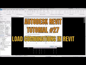 Define load combinations in revit