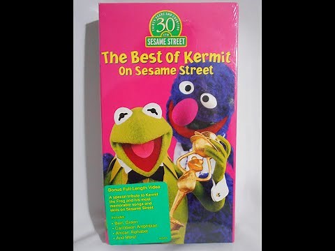 Sesame Street: The Best of Kermit on Sesame Street (1998 VHS)