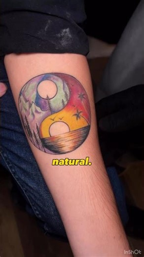 Yin Yang Tattoo Meaning & Healed Result | Healed Colour Tattoo