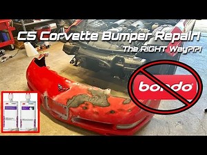 C5 Corvette Bumper Repair - The Right Way?!? - PART 1 of 3