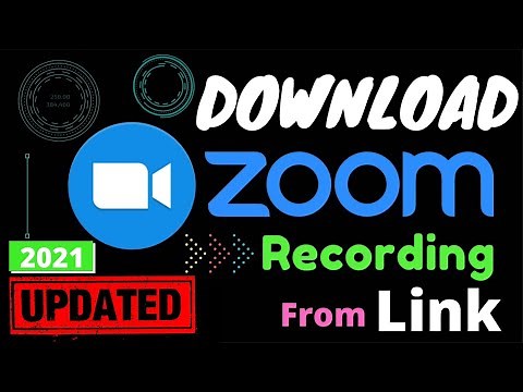 How To Download ZOOM Recording From Shared Link [🔥UPDATED🔥|| Oct-2021 ]