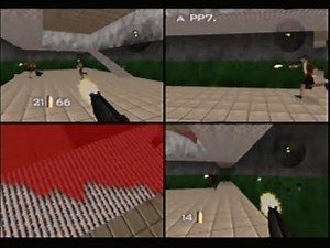 GoldenEye 007 N64 Multiplayer Gameplay Stack Timed Mines