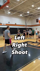 13K views · 55 reactions | RANDOMIZE SHOOTING & PASSING We call this “Left, Right, Shoot” As we work on a freestyle dribble the partner calls out “left” or “right” to signify pass with that hand. “Shot” means shot. I love high rep drills that incorporate decision making. Go for about a minute and switch it up‼️and congrats to our guy Zac on a heck of a career at University of Indianapolis. | Cramer Basketball | Facebook