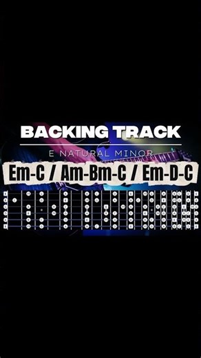 E Natural Minor Guitar Backing Track | Best Scale: E Aeolian