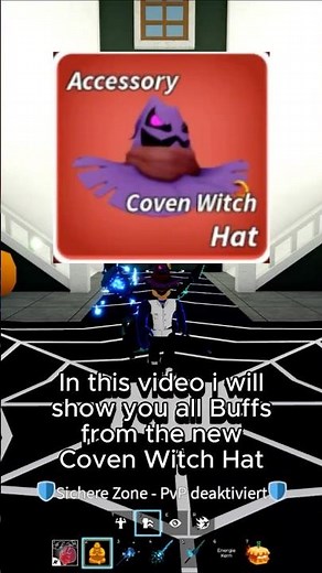 Coven Witch Hat Buffs - Roblox Blox Fruits