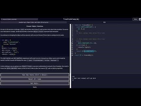 03 Prevent Object Mutation- FreeCodeCamp Solution - ES6 Javascript Algorithms & Data Structures FCC