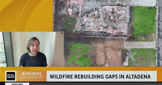 Study results find wildfire rebuilding gaps in Altadena