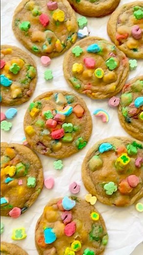 Lucky Marshmallow Cookies 🌈🎈🍪