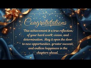 Heartfelt Congratulations Message | Inspiring Wishes for Achievement