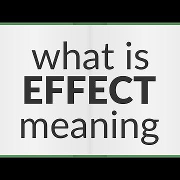 Effect | meaning of Effect