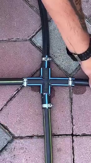 5.1K views · 13 reactions | Mastering 4-way pipe connections #PipeHack #DIYPlumbing #GeniusFix #PipeConnection | Animals Lovers | Facebook