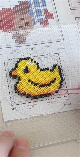 REVIEW of DIY kit for making small yellow bean-shaped ducks with dots #funnyshorts #diy #trending