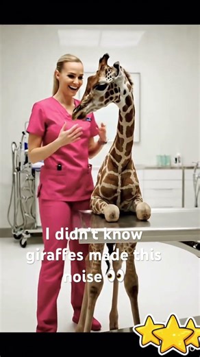 Nobody Warned Me Giraffes Could Scream Like THIS 😭🦒💉”